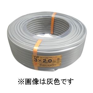 【楽天市場】富士電線 カラーVVFケーブル 2.0mm×3心×100m巻き (クリーム) VVF2.0×3C×100m クリーム: 電材堂
