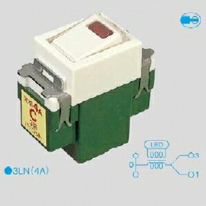�p�i�\�j�b�N�d�H �t���J���[�X�C�b�` �����p�C���b�g�X�C�b�`C 3�H �l�[���t 4A 300V AC WN5242