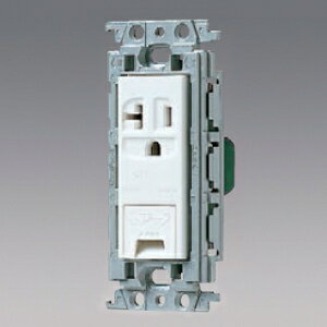 �p�i�\�j�b�N 15A�E20A���p�����A�[�X�^�[�~�i���t�ڒn�R���Z���g �≏��t�g�t 20A 125V �z���C�g WTF19314WK