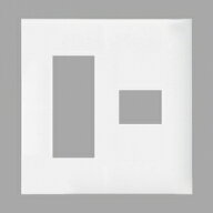 パナソニック コンセントプレート 2連用 4コ(3コ+1コ)用 スクエア ホワイト WTF8074W