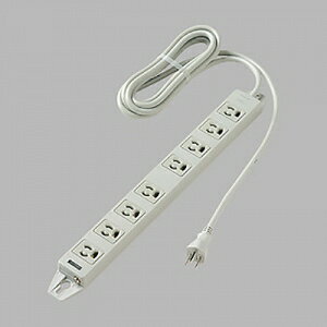 �p�i�\�j�b�N OA�^�b�v �ڒn�����~�߃R���Z���g 8�R�� �}�O�l�b�g�t �d���\���t �R�[�h��3m 15A 125V �O���[ WCH24383H