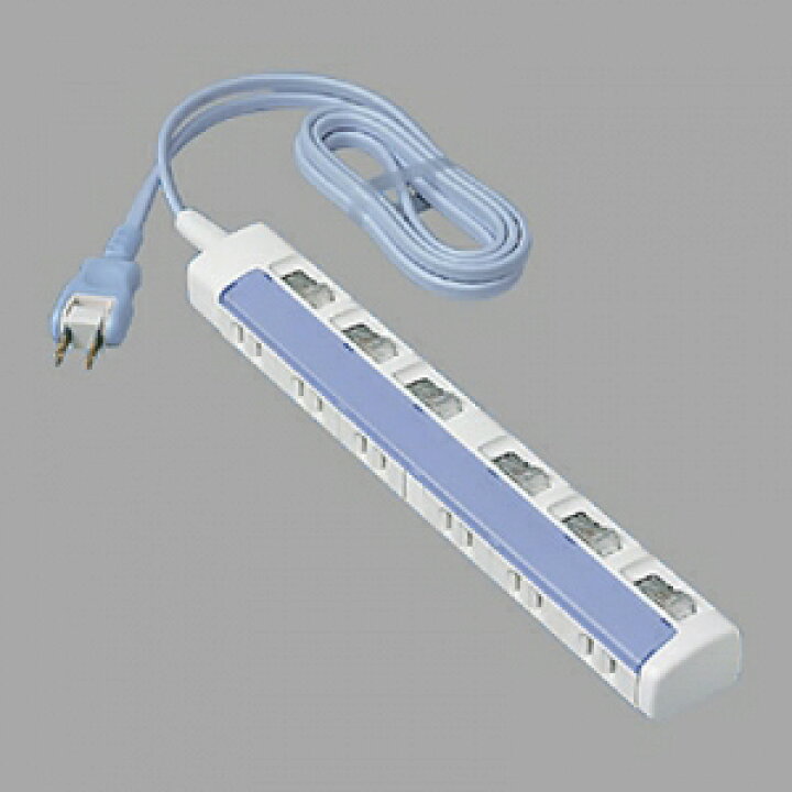 楽天市場】パナソニック 個別スイッチ付タップ 6コ口 1mコード付 ブルー WHS2616DKP : 電材堂 楽天市場】パナソニック 個別スイッチ付タップ 6コ口 1mコード付 ブルー WHS2616DKP : 電材堂