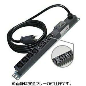 ���H�� 200V�R���Z���g 19�C���`���b�N�p 16A 250V 6�R��(C13×4 C19×2) 20A�R�d�u���[�J VCT�P�[�u��3m L6-20P�t ME8638TA3