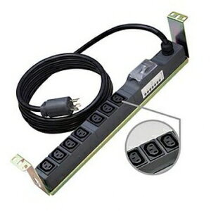 ���H�� 200V�R���Z���g 19�C���`���b�N����t�p����t 16A 250V C13×7�R�� 20A���S�u���[�J VCT�P�[�u��5m L6-20P�t ME8710TA5