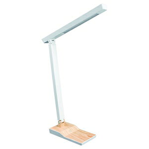 ヤザワ 木目調デスクスタンドライト 白色LED 3段階調光機能付 タッチセンサースイッチ ナチュラル SDLE05N14NA