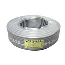 富士電線 ビニルキャブタイヤケーブル 1.25&#13215;×2心×100m巻き 灰色 VCT1.25SQ×2C×100mハイ