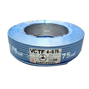 �x�m�d�� �r�j���L���u�^�C���ی`�R�[�h 0.75 4�S 100m�� �D�F VCTF0.75SQ×4C×100m�n�C
