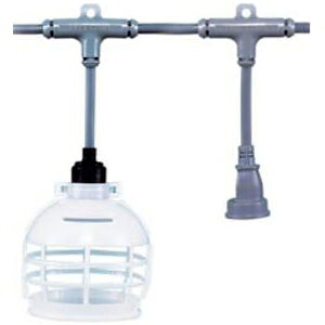 長谷川製作所 分岐ケーブル 照明・電源兼用 EST3タイプ 母線VCT3.5×3C 防水ソケット10個 防水コネクター3個 長さ30m EST3-30M-10L-3