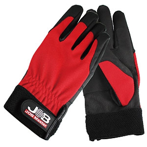 ジョブマスター 新素材手袋 スパイダーレッド Mサイズ 正規 再入荷 予約販売 JWG-350M
