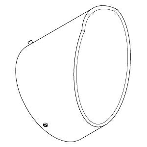 �R�c�Ɩ� �t�[�h �J�b�g�^�C�v MiddleSpot�p ��176mm TG-399