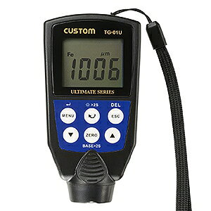 カスタム 膜厚計 電磁式 鉄素地対応 ゼロ調整プレート(鋼鉄)付 TG-01U