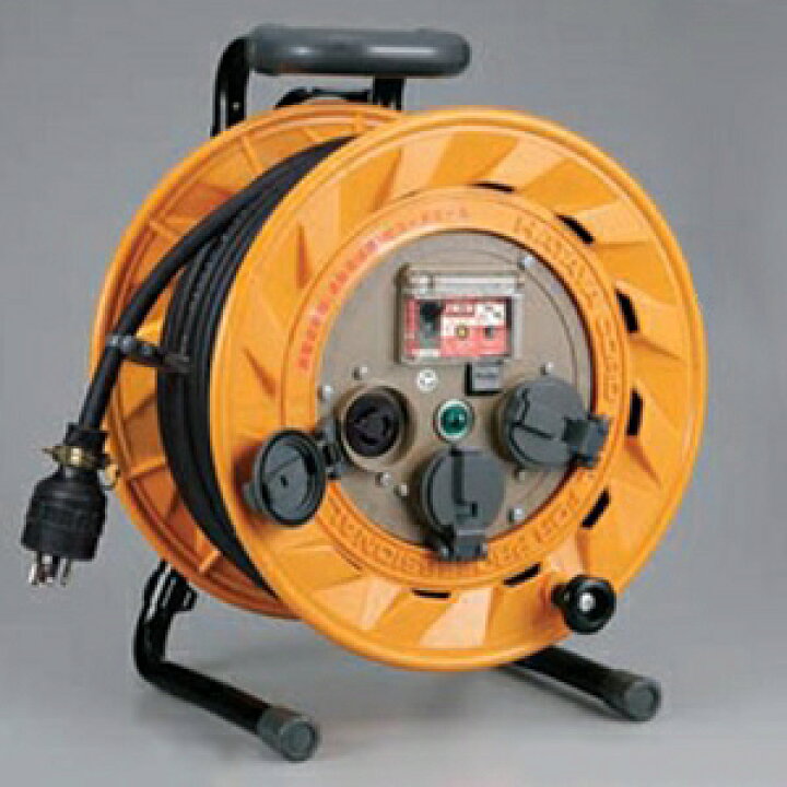 楽天市場】ハタヤ BR型コードリール 100Vタイプ 漏電遮断器付 2P 15A  