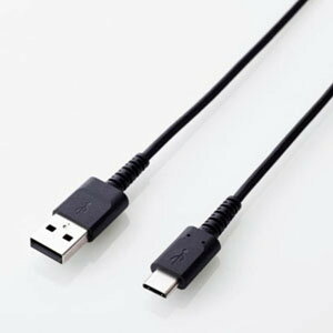 ELECOM USB2.0�P�[�u�� ���ϋv�^�C�v Standard-A/Type-C 2�d�V�[���h�^�C�v ����2.0m �u���b�N MPA-ACS20NBK