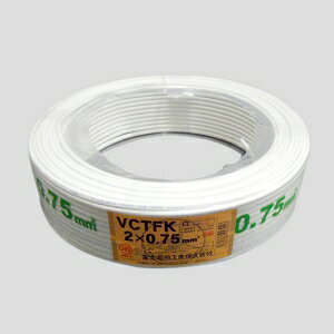 �x�m�d�� �r�j���L���u�^�C�����~�`�R�[�h 0.75×2�S×100m���� �� VCTFK0.75SQ×100m�V��