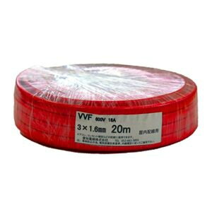 md VVF P[u3c 1.6mm 20m  VVF3×1.6-20M-R