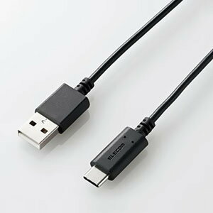 ELECOM USB2.0P[u Standard-A/Type-C 2dV[h^Cv 0.1m MPA-AC01BK