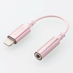 ELECOM XeI~jWbNϊP[u Lightning/3.5mm 0.1m sN MPA-L35DS01PN