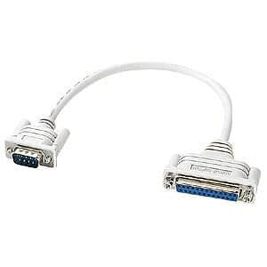 �T�����T�v���C RS-232C�ϊ��P�[�u�� D-sub9pin�I�X-D-sub25pin���X 0.2m KRS-9M25F02K