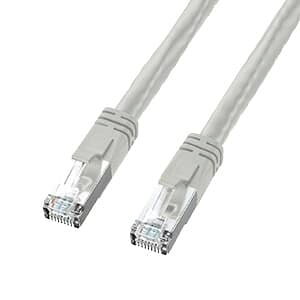 �T�����T�v���C CAT6LAN�P�[�u�� PoE�Ή� ���� �����\�A���^�l�[�g���� �c���܂�h�~�J�o�[�t 15m ���C�g�O���[ KB-T6POE-15