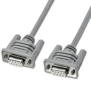 �T�����T�v���C RS-232C�P�[�u�� �N���X�n���� D-sub9pin���X-D-sub9pin���X ��UL�K�i 0.75m KRS-403XF-07K2