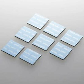 サンワサプライ ノートパソコン冷却パッド 正方形 コンパクトサイズ ブルー 8枚入 TK-CLNP8BL