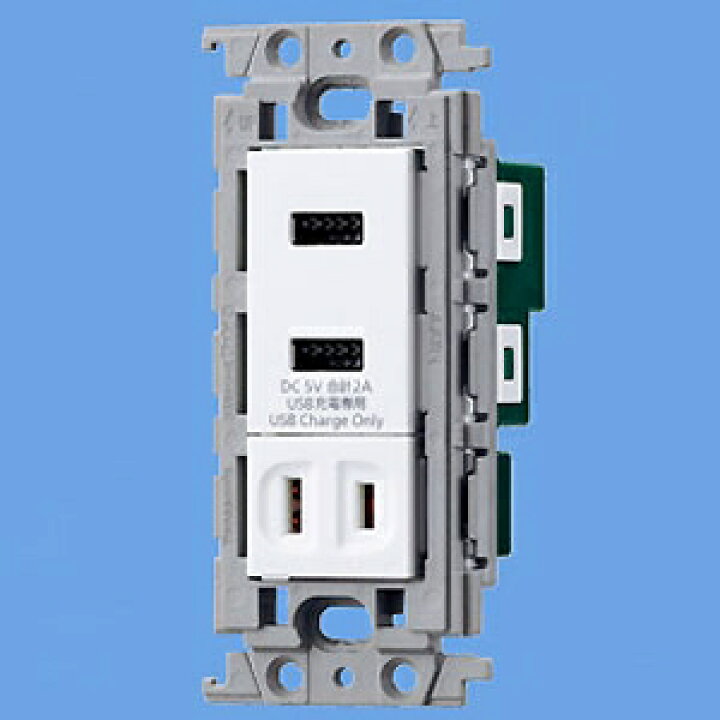 楽天市場】パナソニック 【コスモシリーズ ワイド21】 埋込充電用USB 