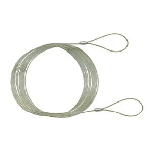 ジェフコム イルミネーション取付用ワイヤー 両端アイ加工タイプ 約10m STM-WR1000