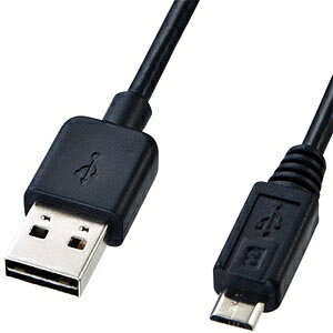 �T�����T�v���C ���ʑ}����}�C�N��USB�P�[�u�� MicroB 0.2m �u���b�N KU-RMCB02