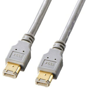 TTvC IEEE1394P[u FireWire400Ή 6pin-6pin 2m CgO[ KE-1394-2K