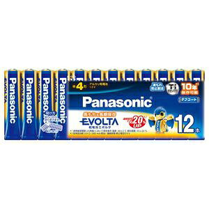 パナソニック 【ケース販売特価 360本セット(12本入×30)】アルカリ乾電池 《EVOLTA》 単4形 シュリンクタイプ LR03EJ/12SW_30set