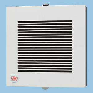 パナソニック パイプファン 耐湿形 排気 角形ルーバー ターボファン 浴室用 壁取付 風圧式シャッター付 適用パイプ径φ150mm 電源コード付 FY-12PTS9