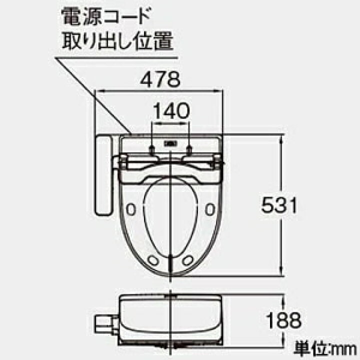 楽天市場】TOTO 温水洗浄便座 《ウォシュレット WaSHLeT》 Kシリーズ 