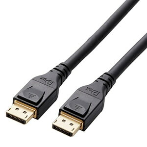 ELECOM fBXvC|[gP[u DisplayPort1.4Ή 3m CAC-DP1430BK