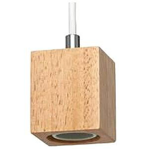 ヤザワ ペンダントライト 《ウッドヌードシリーズ》 四角柱タイプ ナチュラル色 E26 電球別売 引掛シーリング専用 Y07ICLX60X03NA