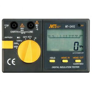 �}�U�[�c�[�� �f�W�^���≏��R�v ��i����d��:125V�E250V�E500V �������E�f�[�^�z�[���h�@�\�t MT-2402