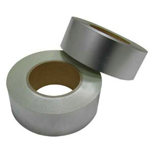 カクダイ アルミテープ 幅75mm×長さ50m 厚さ50μm つや消し仕上げ はくり紙付 437-646