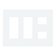 パナソニック コンセントプレート 3連用 8コ用(3コ+3コ+2コ用) マットホワイト WTL7008WK