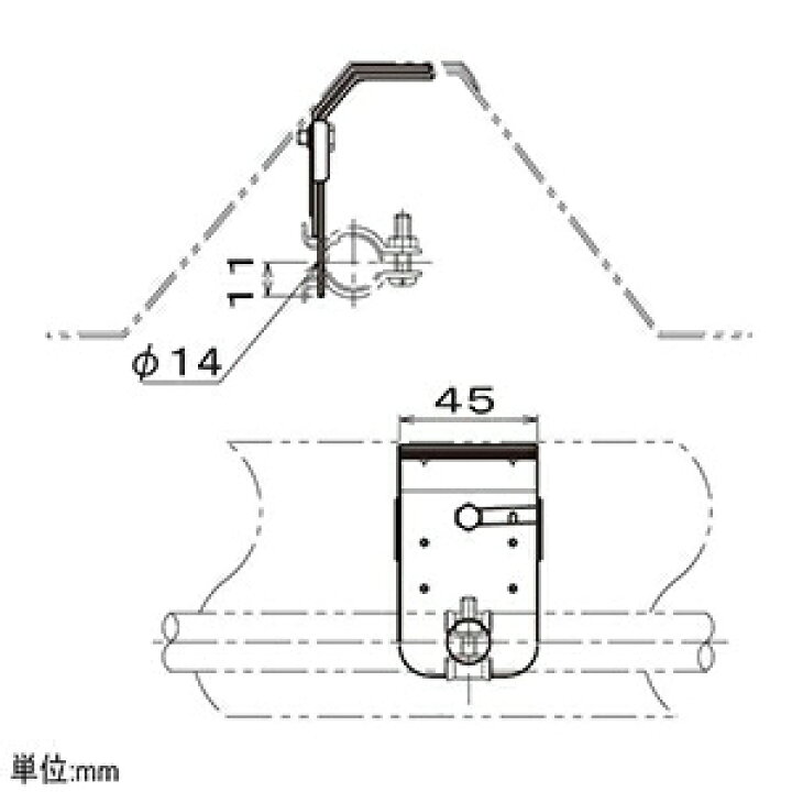 楽天市場 ネグロス電工 折板屋根用電線管支持金具 サイロック 174 盤 火災報知設備用 パイラッククリップ Scクリッポン用 Bs1c 電材堂