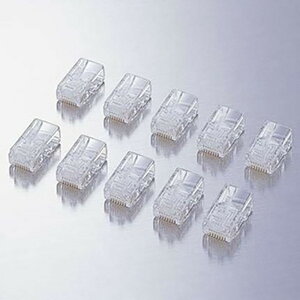 ELECOM RJ45�R�l�N�^ �������p CAT5E�Ή� 10�� LD-RJ45TY10