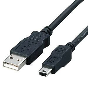 ELECOM �t�F���C�g�R�A����USB2.0�P�[�u�� A-miniB�^�C�v 1.8m USB-FSM518