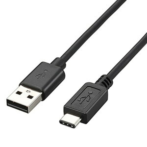 ELECOM USB2.0P[u A-TypeC^Cv 1m ubN U2C-AC10BK