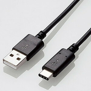 ELECOM USB3.1P[u A-TypeC^Cv 0.5m USB3-AC05NBK