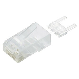 ELECOM RJ45RlN^ PEp CAT6Ή c܂h~^Cv 10 LD-6RJ45T10/T