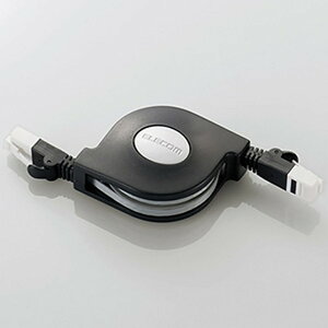 ELECOM LANP[u ^Cv CAT6  c܂h~^Cv 2.5m LD-MCTGT/BK2