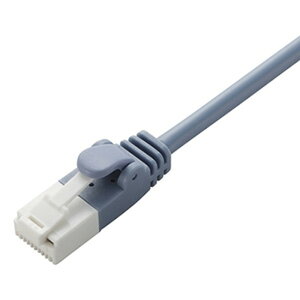 ELECOM LANP[u \tg^Cv CAT6  c܂h~^Cv 5m u[ LD-GPYT/BU50