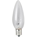 ヤザワ 【ケース販売特価 10個セット】 シャンデリア球 クリア 60W E17口金 直径32mm C321760C_set