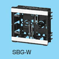 楽天市場】スライドボックス 2ヶ用 磁石の通販 未来工業 小判スライドボックス 2ヶ用 ×60個 センター磁石付 セパレーター付