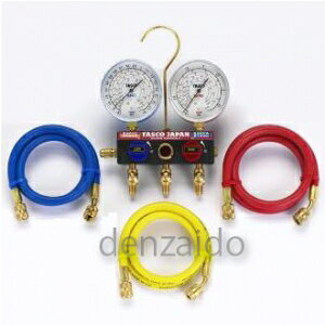 �^�X�R R404A/R407C/R507A/R134a�{�[���o���u���Q�[�W�}�j�z�[���h�L�b�g 80�ӃQ�[�W �T�C�g�O���X�t 150cm ��g���p TA124WH-2