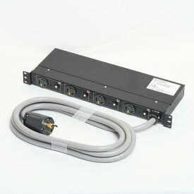 アメリカン電機 HKC2800PT 引掛形 コンセントバー4ケ口 1Uタイプ プロテクター付 接地形2P 30A 250V