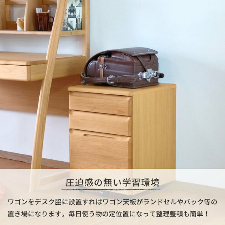 楽天市場】デスクワゴン ワゴン サイドワゴン サイドデスク 収納 袖机 